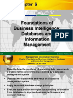 Foundations of Business Intelligence: Databases and Information Management