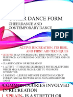 Other Dance Form: Cheerdance and Contemporary Dance