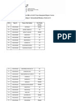 Semester BB.A LL.B 5 Years Integrated Degree Course Subject: International Business (Unit Test 2)