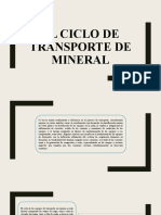 El Ciclo de Transporte de Mineral