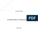 Confined Space Management Plan