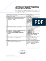 Proceso de Elección Supervisor Seguridad