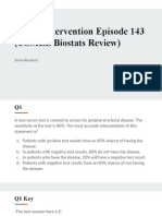 Divine Intervention Episode 143 (USMLE Biostats Review) : Some Resident