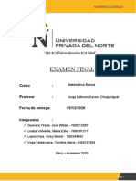 Examen Final Matematica Basica