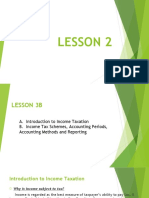 Lesson 2 - Intro To Income Taxation