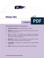 Penalties: After Studying This Chapter, You Would Be Able To