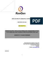 Kgn-Hyd-036-2021 - Tender For Supply, Installation, Testing and Commissioning of Two (2) 30-Meter-High Mast Lighting System For Matedeni Staff Camp