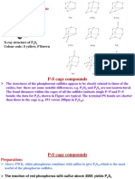 P-S Cage and P-O Cage Compounds