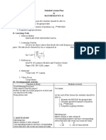 Detailed Lesson Plan in Mathematics 11 I. Objectives: KN CF F I