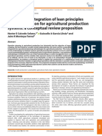 Towards The Integration of Lean Principles and Optimization For Agricultural Production Systems: A Conceptual Review Proposition