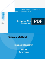 Z17410000220164004PPT - 4 - Session 6-7 - Simplex Method