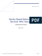 Identity-Based Networking Services: MAC Security: Deployment Guide