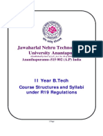 CSE R19 II Year Course Structure Syllabi