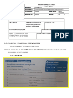 Comparative and Superlative Exercises