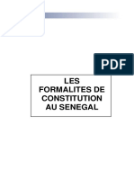 Les Formalités de Constitution