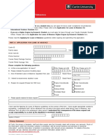 Application Form For Leave of Absence