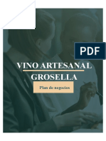 PLAN DE NEGOCIOS Vinito de Grosella