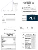 Report On Attendance: Manuel A. Roxas High School