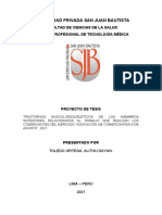 Disfunciones Musculoesqueléticas de Los Miembros Superiores Relacionados Al Trabajo