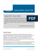 Implementation Guide 2100: Standard 2100 - Nature of Work