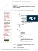 Content of Procedural Obligations (Unbiased Decision-Maker) - NCA Exam Reviewer