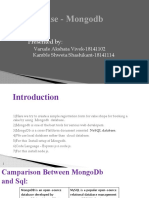 Database - Mongodb: Presented by