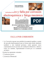 Deterioro y Falla Por Corrosión Electroquímica y Fatiga Mecánica