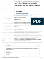 Examen - (APEB2-15%) Taller 1 - Investigue Acerca de La Norma OHSAS 18001-2007 y La Norma ISO 45001-2018 - 10de10