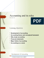 Accounting and Its Roles