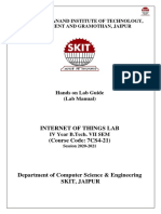 Final Lab Manual of IoT Lab