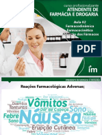 AULA 02 Farmacodinamica Farmacocintética e Absorção Alunos