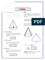 Cono Circular Recto para Secundaria