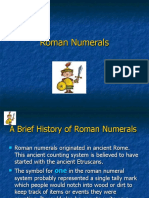 Roman Numerals CC