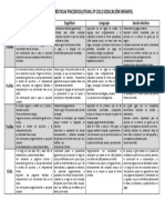 Cuadro Características Psicoevolutivas