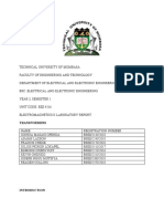 Electroagnetics 2 Lab Report