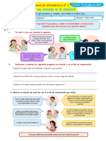 DIA 5 TUTORIA ¡Expreso Lo Que Pienso y Siento Así Todas y Todos Nos Beneficiamos