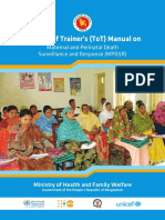 Training of Trainer's ToT Manual On MPDSR v8 Compressed