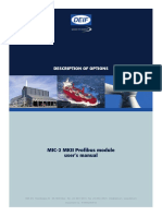 Description of Options: MIC-2 MKII Profibus Module User's Manual