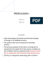 Propulsion I: Unit Ii Inlets