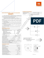 JBL D220TI TRIO 28031090 Manual Portuguese