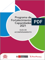 Guía de Acompañamiento - Programa de Fortalecimiento de Capacidades 2021