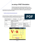 Ohm'S Law Using A Phet Simulation