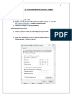 Techroutes Switch Firmware Update Process