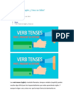 Verb Tenses en Inglés COMO NO FALLAR