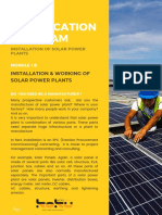 Online Certification Program: Installation & Working of Solar Power Plants