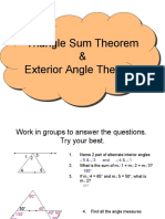 ANgles in Triangle Sum Theorem