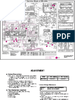 Service Sheet of MC-84A P/N: 3854VA0037A-S (980427) : Video (Composite) Sound Chroma