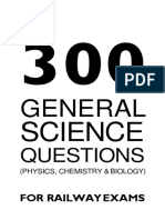 300 General Science Questions