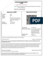 Aadhaar Enrolment Form