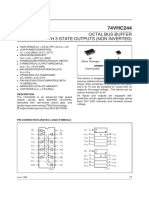 Octal Bus Buffer With 3 State Outputs (Non Inverted) : PD CC o